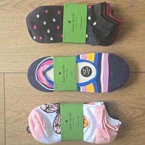 Kate Spade Socks - 3 packs of 3 Pairs each
